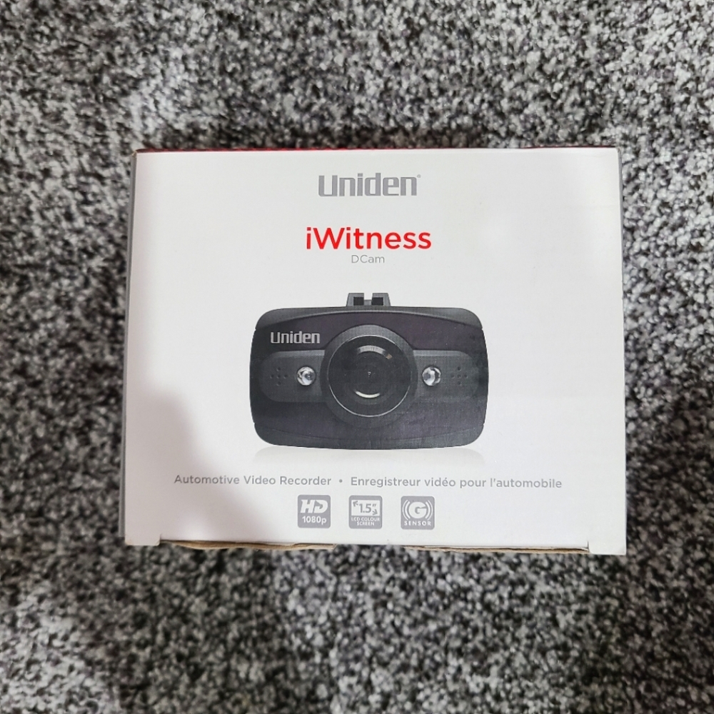 Uniden iWitness Dash Cam (NWOT)